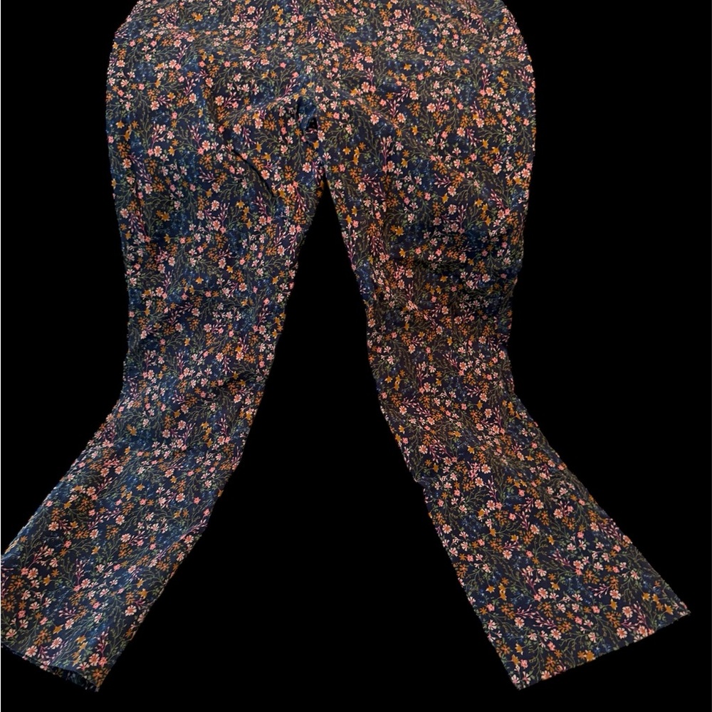Floral Ankle-Length Women's Pants